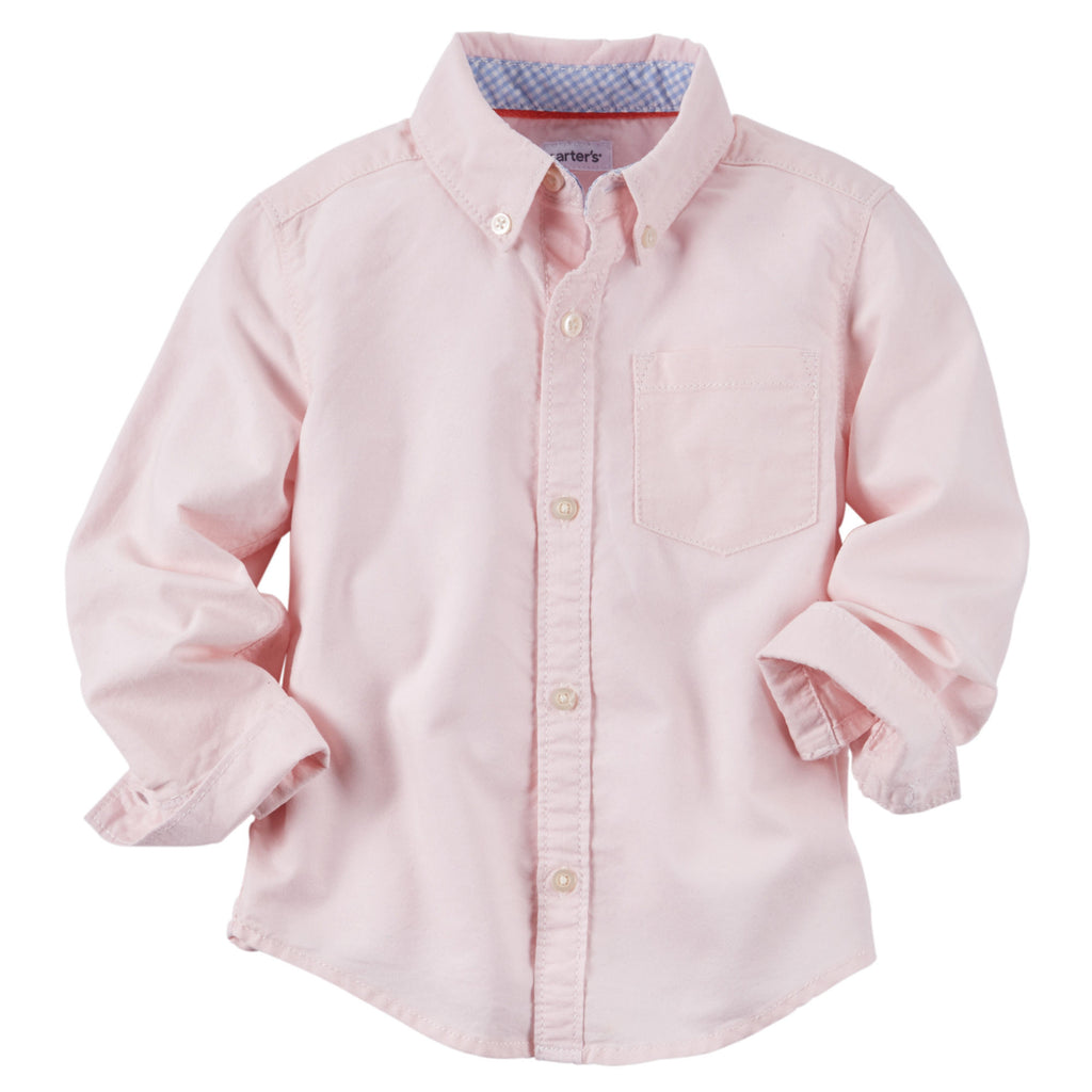 Button-Front Oxford Shirt