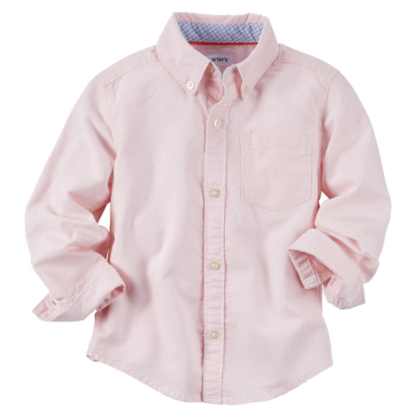 Button-Front Oxford Shirt